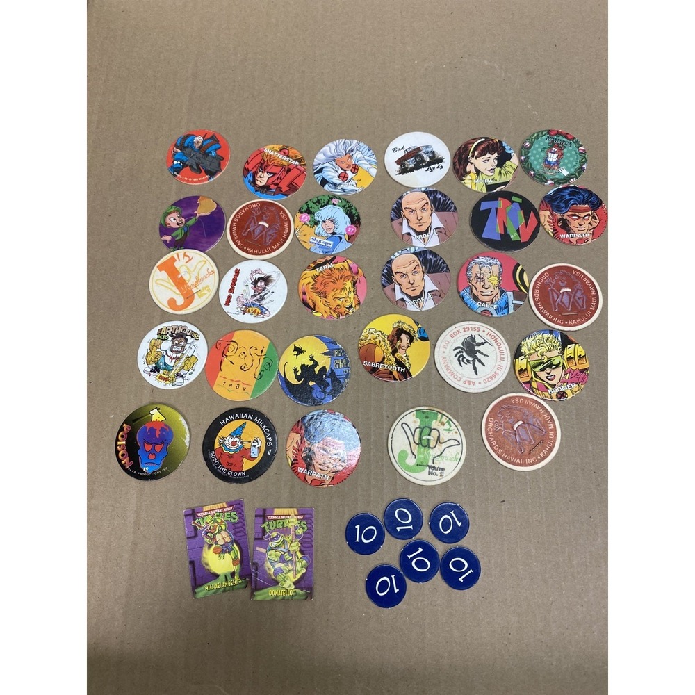 Vintage POG slammers lot of 30+ hard to find very rare jammers Trov
